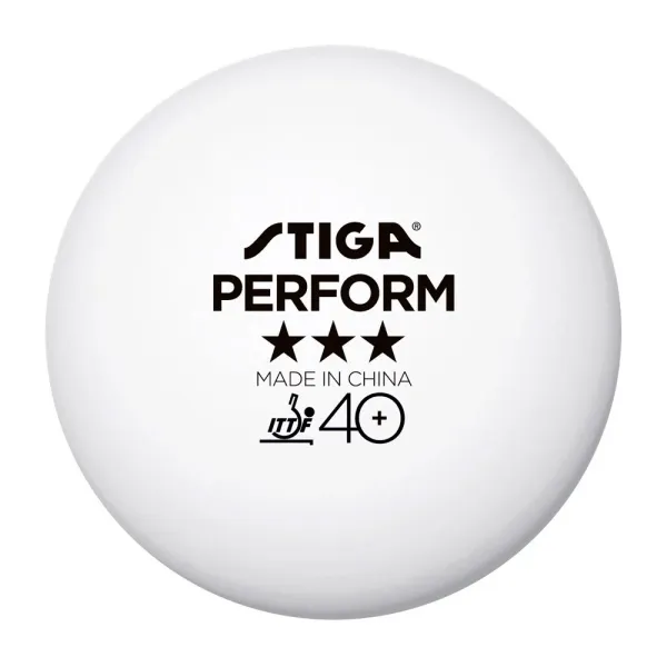 Мяч для наст. тенниса Stiga Perform 3***, 40+, 1113-2110-06, пластик, ITTF Appr., уп.6 шт, бел за 2&nbsp;121.60 ₽ в Ярославле