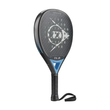 Ракетка для падела Dunlop FX Jr, 10370738, для юниоров, гибрид, графит, черно-голубой за 11&nbsp;019.40 ₽ купить в Ярославле