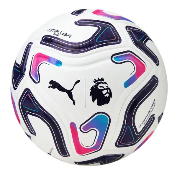 Мяч футб. PUMA Stellar Pro PL, 08510701, р.5, FIFA Quality Pro, 8п, ПУ, термосш, бело-фиолетовый за 9&nbsp;069.50 ₽ в Ярославле