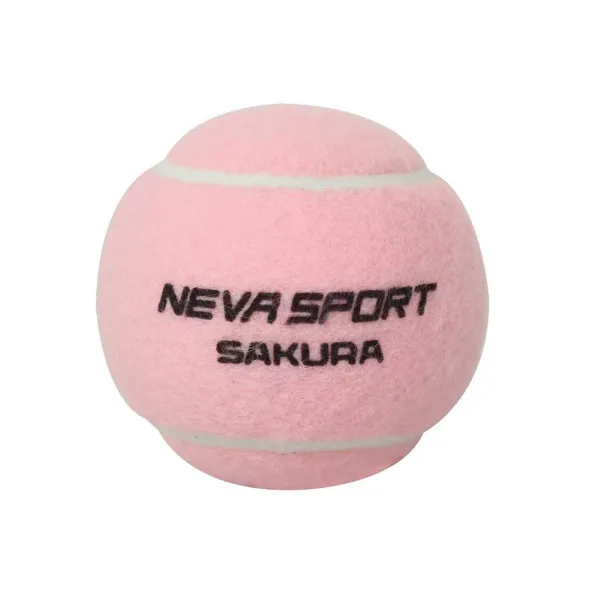 Мяч для падела NS Sakura, UAA2, уп.3 шт, сукно, нат.резина, розовый за 824.50 ₽ в Ярославле