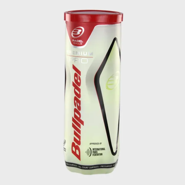 Мяч для падела BULLPADEL Premium PRO, 471959, уп.3 шт, FIP Approved, войлок, нат.резина,желтый за 1&nbsp;094.80 ₽ в Ярославле