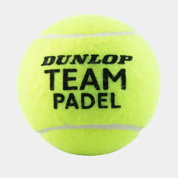 Мяч для падела Dunlop Team Padel, 601553, уп.3 шт, сукно, нат.резина,желтый за 1&nbsp;110.10 ₽ в Ярославле