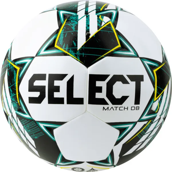 Мяч футб. SELECT Match DВ V23, 0575360004,р.5, FIFA Basic, 32п, ПУ, гибр.сш., бело-зелено-черн за 5&nbsp;875.20 ₽ в Ярославле