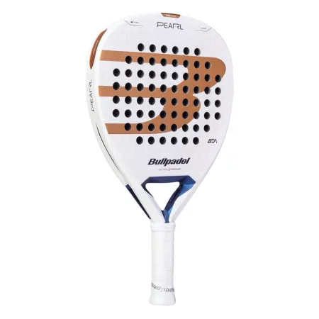 Ракетка для падела BULLPADEL Pearl 27, 497249, для проф-в, стекловолокно,карбон, бело-золотистый за 44&nbsp;319 ₽ купить в Ярославле