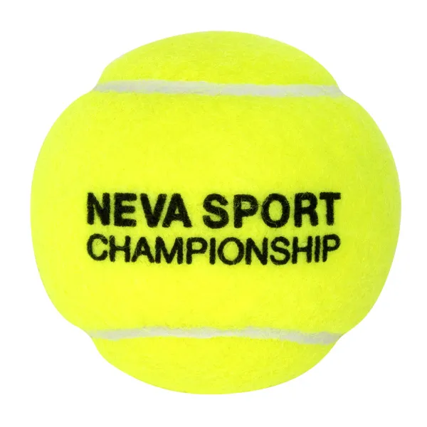 Мяч теннисный NS Championship 3B, 124001, уп.3шт, сукно, нат.резина, желтый за 646 ₽ в Ярославле