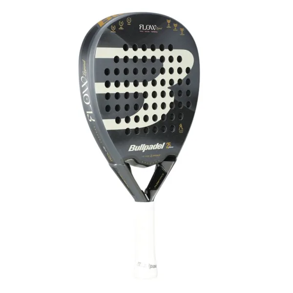 Ракетка для падела BULLPADEL Flow Legend, 494405, для профессионалов, стекловолокно,черно-белый за 31&nbsp;307.20 ₽ в Ярославле