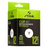 Мяч для наст. тенниса Stiga Cup ABS, 1110-2510-12, диам.40+мм, пластик, упак. 12 шт, белый за 1&nbsp;774.80 ₽ купить в Ярославле
