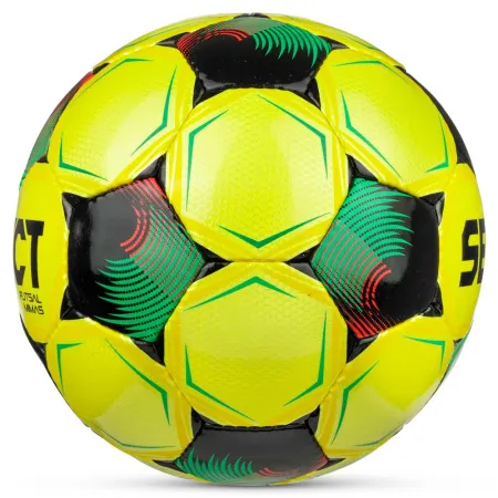Мяч футзал. SELECT Futsal Mimas V26, 1053471007, р.4,FIFA Basic, 32п, ПУ, руч.сш, желто-зелено-черн. за 6&nbsp;113.20 ₽ купить в Ярославле