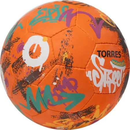 Мяч футб. TORRES Winter Street, F023285, р.5, 32 пан, рез, 4 подкл. слоя, руч. сшив,оранж-мультик. за 2&nbsp;713.20 ₽ купить в Ярославле