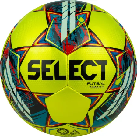 Мяч футзал. SELECT Futsal Mimas, 1053460550, р.4,FIFA Basic, 32 пан, гл.ПУ, руч.сш, жел-сине-красный за 6&nbsp;303.60 ₽ купить в Ярославле
