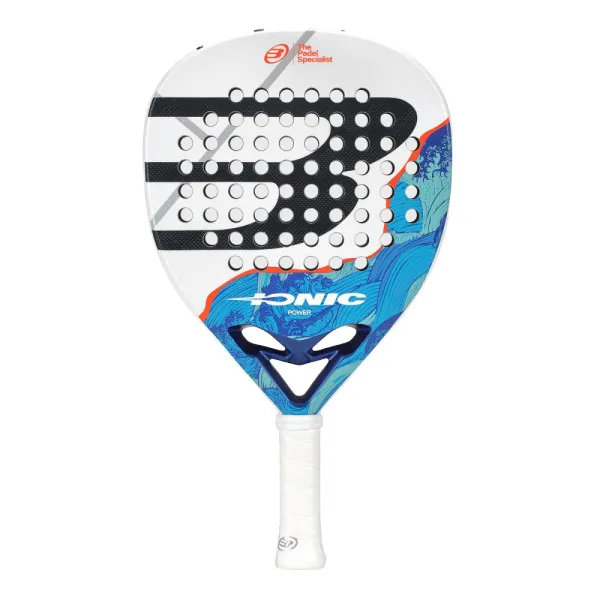 Ракетка для падела BULLPADEL Ionic Power 26, 494411, для продв. игроков, стекловолокно, сине-белый за 28&nbsp;944.20 ₽ в Ярославле