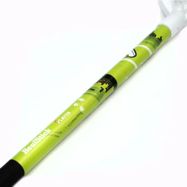 Клюшка для флорбола RealStick Player, MR-KF-Pl95, 95см, прямой крюк, композит, черно-салатовый за 3&nbsp;605.70 ₽ в Ярославле