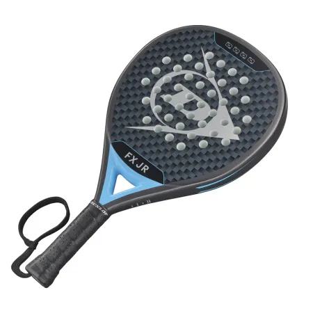 Ракетка для падела Dunlop FX Jr, 10370738, для юниоров, гибрид, графит, черно-голубой за 11&nbsp;019.40 ₽ купить в Ярославле