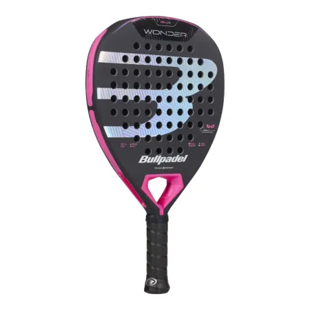 Ракетка для падела BULLPADEL Wonder 27, 497250, для продв.игроков, стекловолокно, карбон, черно-роз за 42&nbsp;969.20 ₽ купить в Ярославле