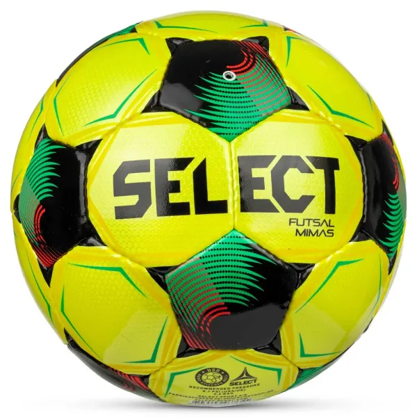 Мяч футзал. SELECT Futsal Mimas V26, 1053471007, р.4,FIFA Basic, 32п, ПУ, руч.сш, желто-зелено-черн. за 6&nbsp;113.20 ₽ в Ярославле