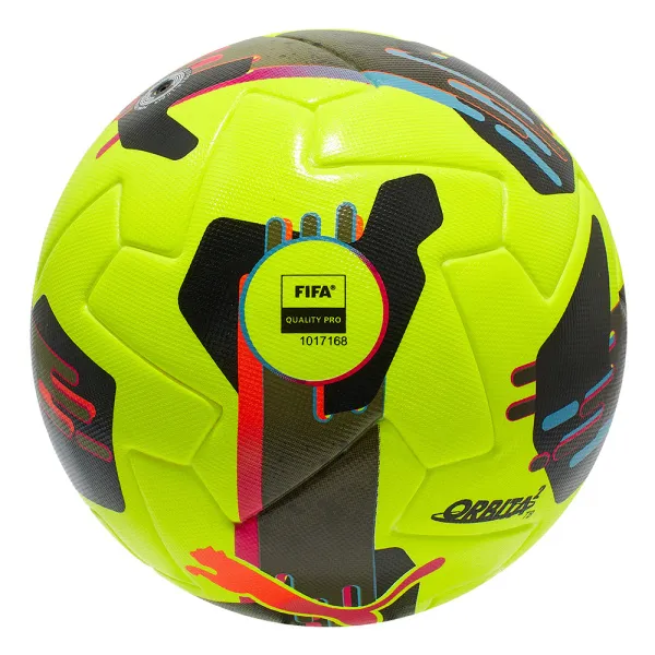 Мяч футб. PUMA Orbita 2 TB, 08432303, р.5, FIFA Quality Pro, 12 пан., ТПУ, термосшивка, желто-черный за 7&nbsp;260.70 ₽ в Ярославле