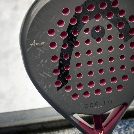 Ракетка для падела HEAD Coello Pro 2026, 225036, для профессионалов, карбон, коричнево-бордовый за 33&nbsp;619.20 ₽ купить в Ярославле
