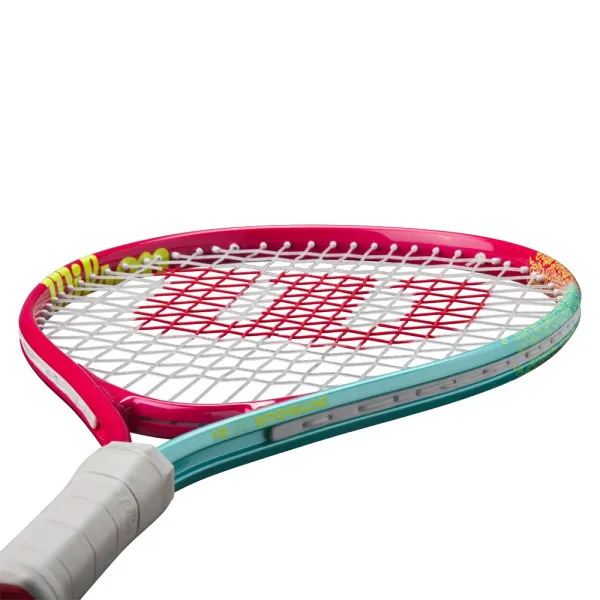 Ракетка б/т дет. Wilson Intrigue Jr 21, WR180510U, для дет.5-6лет, алюминий,со струн.,розово-бирюзов за 5&nbsp;271.70 ₽ в Ярославле