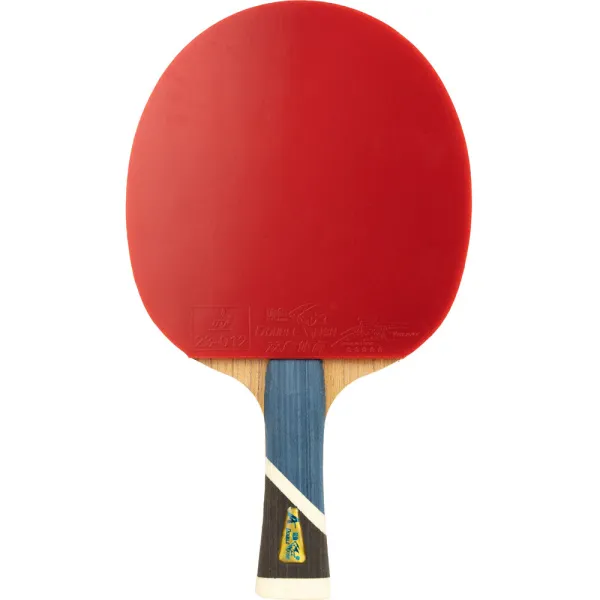 Ракетка для н/т DOUBLE FISH 5A+C, для продвин, ITTF Appr, накл. 2,1 мм, конич. ручка+ 2 мяча V40+мм за 2&nbsp;779.50 ₽ в Ярославле