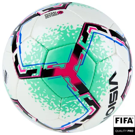 Мяч футзал. VISION SALA+, FIFA Quality Pro, FS324084 р.4, 32 п. PU, 4 подкл.сл, руч.сшив.,бело-зелен за 4&nbsp;943.60 ₽ купить в Ярославле