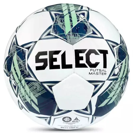 Мяч футзал. SELECT Futsal Master Shiny V22, 1043460004, р.4, Basic,32п, гл.ПУ, руч.сш,бел-син-зел за 7&nbsp;539.50 ₽ купить в Ярославле