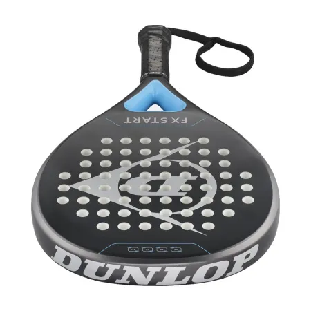Ракетка для падела Dunlop FX Start, 10370737, для начинающих, гибрид, графит, черно-синий за 13&nbsp;175 ₽ купить в Ярославле