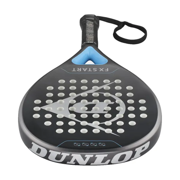 Ракетка для падела Dunlop FX Start, 10370737, для начинающих, гибрид, графит, черно-синий за 13&nbsp;175 ₽ в Ярославле