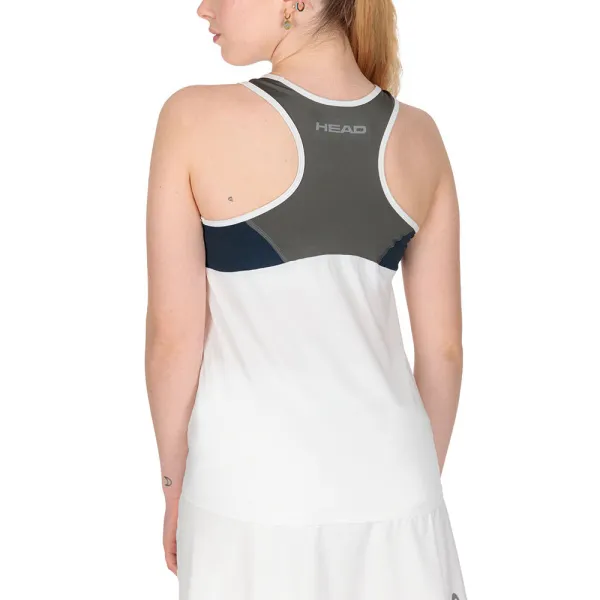 СЦ*Майка жен. HEAD Club 22 Tank Top W 814461-WHDB-L, р.L, 92% полиэстер, 8% эластан, белый за 3&nbsp;500.30 ₽ в Ярославле