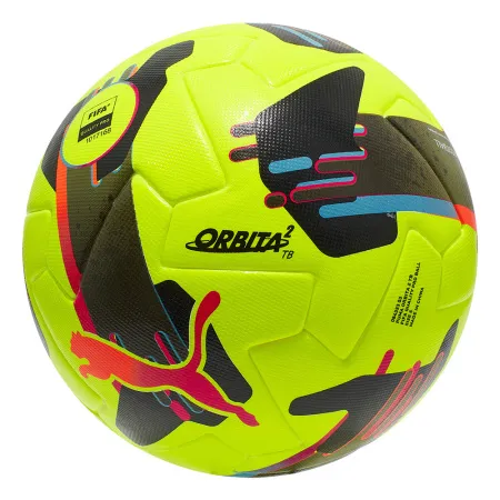 Мяч футб. PUMA Orbita 2 TB, 08432303, р.5, FIFA Quality Pro, 12 пан., ТПУ, термосшивка, желто-черный за 7&nbsp;260.70 ₽ купить в Ярославле