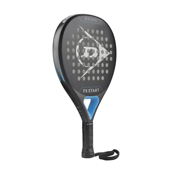 Ракетка для падела Dunlop FX Start, 10370737, для начинающих, гибрид, графит, черно-синий за 13&nbsp;175 ₽ в Ярославле