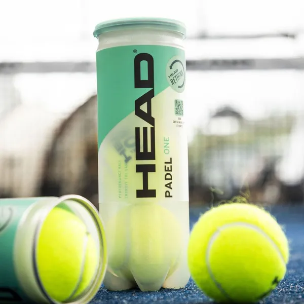 Мяч для падела HEAD Padel One S, 575383, уп.3 шт, FIP Approved, войлок,нат.резина,желтый за 933.30 ₽ в Ярославле