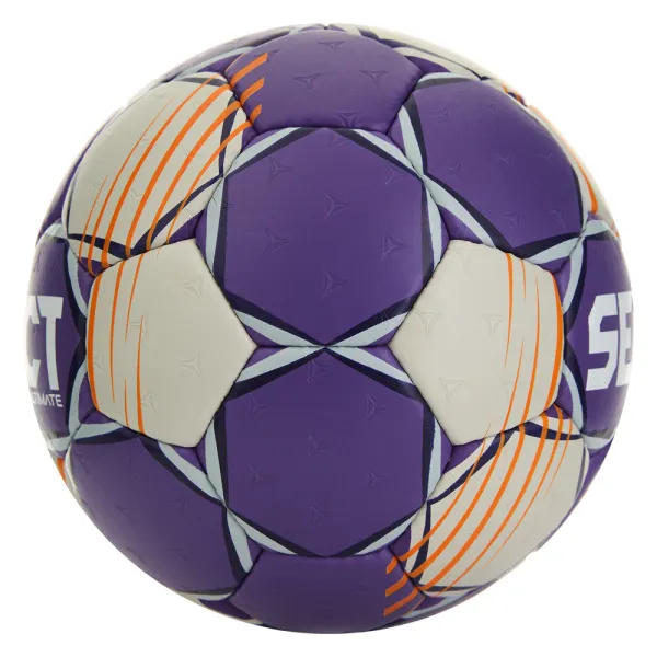 Мяч ганд. SELECT Ultimate Official EHF V24, 1612858999, Senior(р.3), EHF Appr, ПУ, руч.сш, фиол-сер за 15&nbsp;504 ₽ в Ярославле