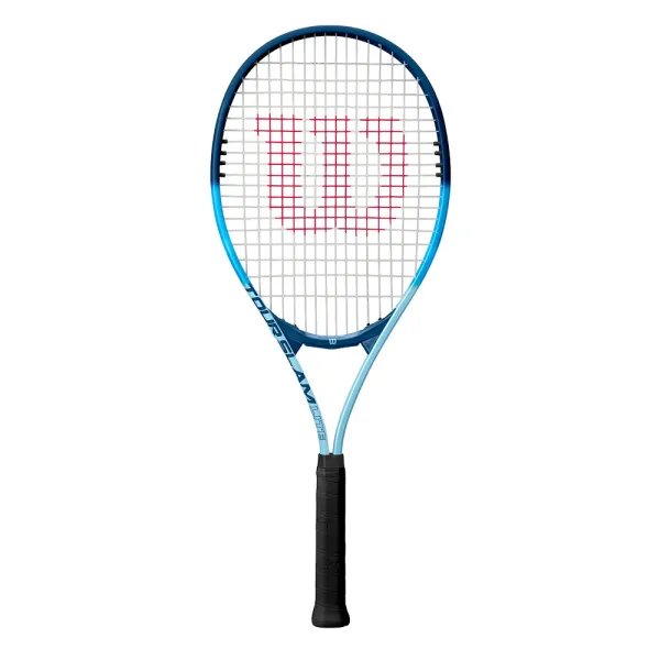 Ракетка б/т Wilson Tour Slam Lite Gr3, WR199010U3,для любит, алюминий, со струнами, сине-голубая за 6&nbsp;358 ₽ в Ярославле