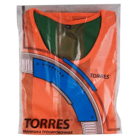 Манишка детская TORRES двухсторонняя, TR11949O/G, р.Jr, тренировочная, полиэстер, оранж-зелен за 1&nbsp;026.80 ₽ купить в Ярославле