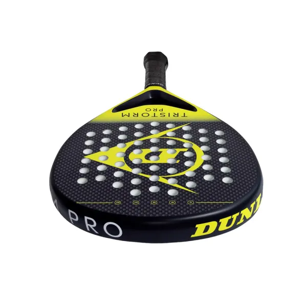 Ракетка для падела Dunlop Tristorm Pro, 10359946, для опытных игроков, графит, черно-желтый за 19&nbsp;643.50 ₽ в Ярославле