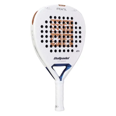 Ракетка для падела BULLPADEL Pearl 27, 497249, для проф-в, стекловолокно,карбон, бело-золотистый за 44&nbsp;319 ₽ купить в Ярославле
