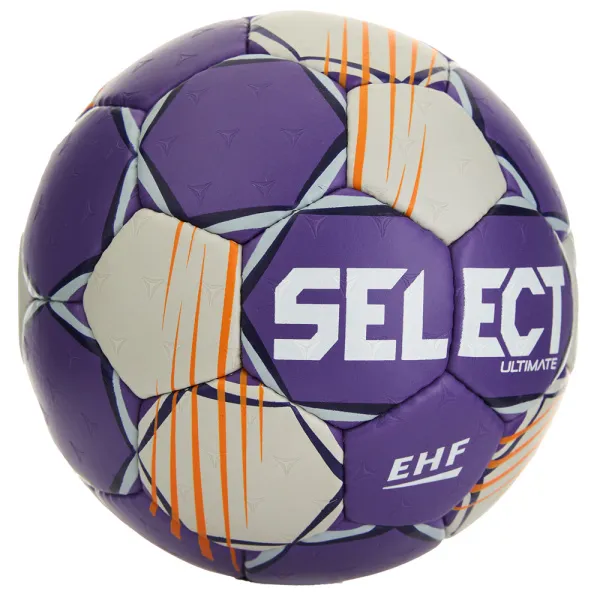 Мяч ганд. SELECT Ultimate Official EHF V24, 1612858999, Senior(р.3), EHF Appr, ПУ, руч.сш, фиол-сер за 15&nbsp;504 ₽ в Ярославле