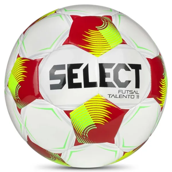 Мяч футзал. SELECT Futsal Talento 11 V26, 1061471014, р.3(Jr),  32п, ТПУ, маш.сш, бело-желто-красный за 4&nbsp;355.40 ₽ в Ярославле