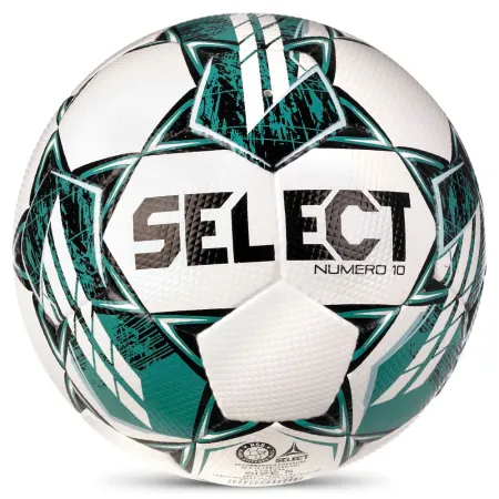 Мяч футб. SELECT NUMERO 10 V23, 0575060004, р.5, FIFA Basic, 32п, ПУ, руч. сш, бело-бирюзовый за 8&nbsp;051.20 ₽ купить в Ярославле