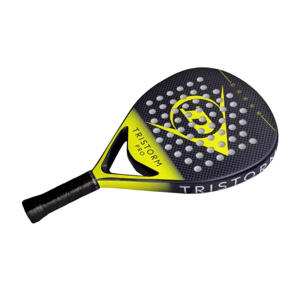 Ракетка для падела Dunlop Tristorm Pro, 10359946, для опытных игроков, графит, черно-желтый за 19&nbsp;643.50 ₽ в Ярославле
