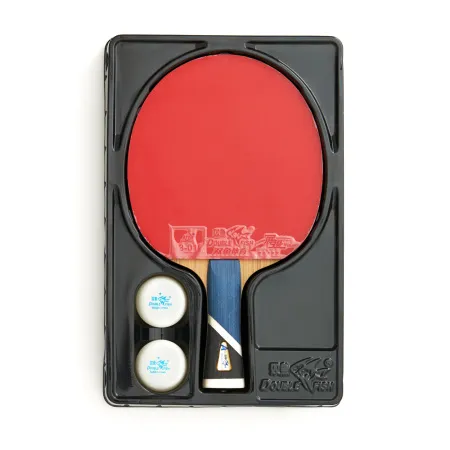 Ракетка для н/т DOUBLE FISH 5A+C, для продвин, ITTF Appr, накл. 2,1 мм, конич. ручка+ 2 мяча V40+мм за 2&nbsp;779.50 ₽ купить в Ярославле