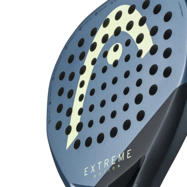 Ракетка для падела HEAD Extreme Motion, 223135, для профессионалов, углеродное волокно, темно-синий за 26&nbsp;894 ₽ в Ярославле