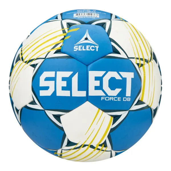 Мяч ганд. SELECT HB FORCE DB V25, 1622858205, Senior (р.3), EHF Appr,ПУ, гибр.сш., сине-белый за 8&nbsp;438.80 ₽ в Ярославле