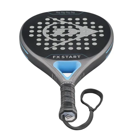 Ракетка для падела Dunlop FX Start, 10370737, для начинающих, гибрид, графит, черно-синий за 13&nbsp;175 ₽ купить в Ярославле