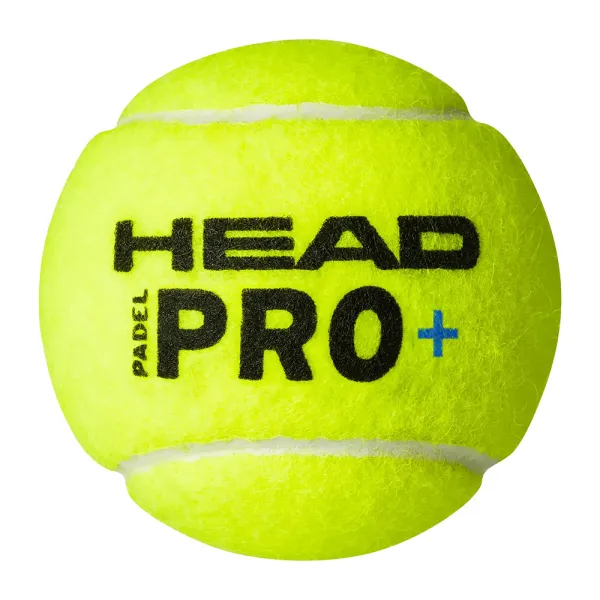 Мяч для падела HEAD Padel Pro+, 540203, уп.3 шт, FIP Approved, войлок,нат.резина,желтый за 933.30 ₽ в Ярославле